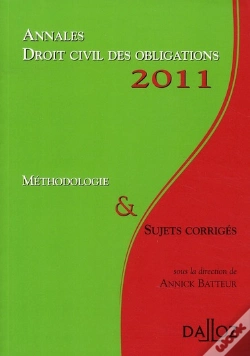 Capa do artigo Annales Droit Civil Des Obligations (Édition 2011)