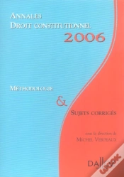 Capa do artigo Annales Droit Constitutionnel 2006