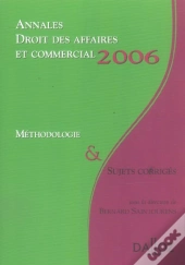 Annales Droit Des Affaires Et Commercial 2006
