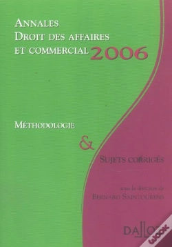 Capa do artigo Annales Droit Des Affaires Et Commercial 2006