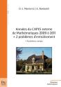 Annales Du Capes Externe De Mathématiques 2009 À 2011 - Preview
