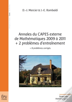 Capa do artigo Annales Du Capes Externe De Mathématiques 2009 À 2011
