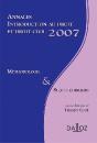 Annales Introduction Au Droit Et Droit Civil 2007 ; Méthodologie & Sujets Corrigés - Preview