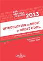 Annales Introduction Au Droit Et Droit Civil 2013. Methodologie & Sujets Corriges - Preview