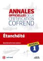 Annales Officielles De La Certification Cofrend ; Etancheite ; Niveau 1 ; Questionnaire Tronc Commun - Preview