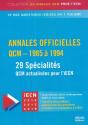 Annales Officielles ; Qcm (Édition 1985/1994) T.1 - Preview