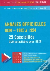 Annales Officielles ; Qcm (Édition 1985/1994) T.1