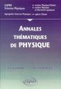 Annales Thématiques Corrigées De Physique - Capes/Agreg Sciences Physiques - Preview