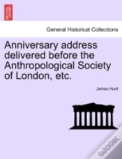 Capa do artigo Anniversary Address Delivered Before The