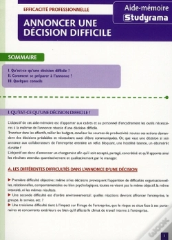 Capa do artigo Annoncer Une Décision Difficile