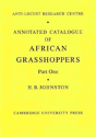 Annotated Catalogue Of African Grasshoppers 2 Part Set - Preview