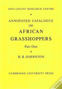 Capa do artigo Annotated Catalogue Of African Grasshoppers 2 Part Set