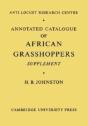 Annotated Catalogue Of African Grasshoppers - Preview