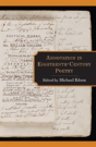 Annotation In Eighteenth-Century Poetry - Preview