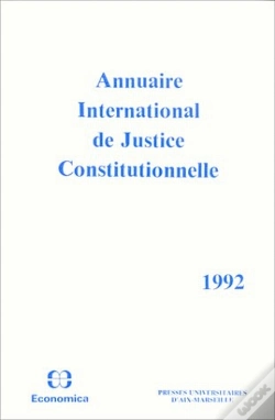 Capa do artigo Annuaire Internationale De Justice Constitutionelle 1992