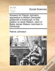 Capa do artigo Answers For Patrick Johnston, Apprentice