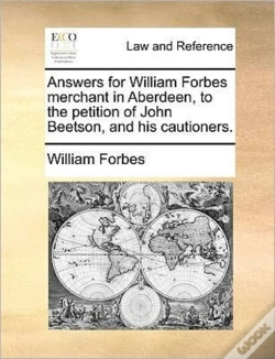 Capa do artigo Answers For William Forbes Merchant In A