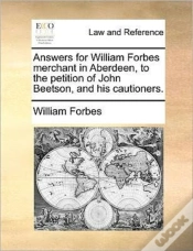 Capa do artigo Answers For William Forbes Merchant In A