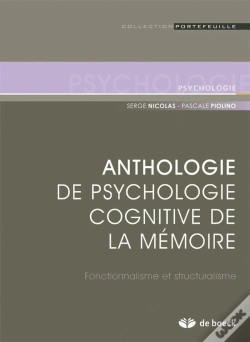Capa do artigo Anthologie De Psychologie Cognitive De La Mémoire ; Fonctionnalisme Et Structuralisme