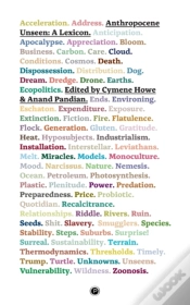 Capa do artigo Anthropocene Unseen: A Lexicon