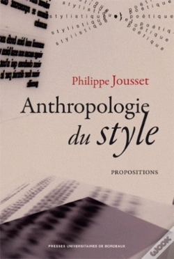 Capa do artigo Anthropologie Du Style ; Propositions