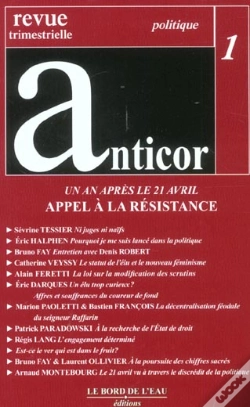 Capa do artigo Anticor