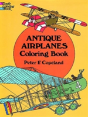Antique Airplanes Coloring Book - Preview