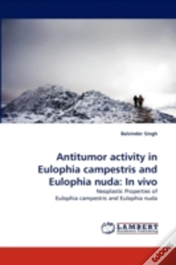 Capa do artigo Antitumor Activity In Eulophia Campestris And Eulophia Nuda