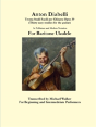 Anton Diabelli: Trenta Studi Facili Per Chitarra Opus 39 (Thirty Easy Studies For The Guitar) In Tablature And Modern Notation For Baritone Ukulele - Preview
