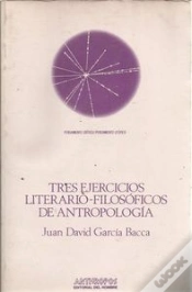 Capa do artigo Antropologia Tres Ejercicios Literarios