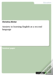 Capa do artigo Anxiety In Learning English As A Second Language