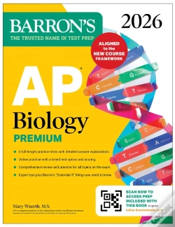 Capa do artigo Ap Biology Premium, 2026: Prep Book With 6 Practice Tests + Comprehensive Review + Online Practice