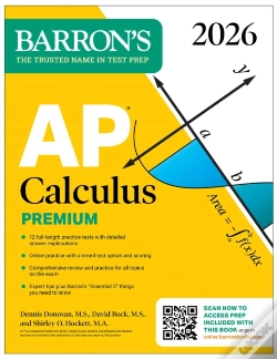 Capa do artigo Ap Calculus Premium, 2026: Prep Book With 12 Practice Tests + Comprehensive Review + Online Practice