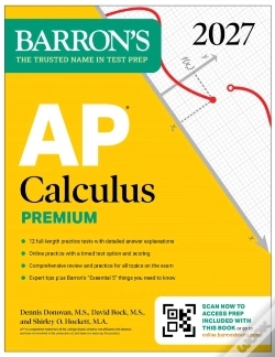 Capa do artigo Ap Calculus Premium, 2027: Prep Book With 12 Practice Tests + Comprehensive Review + Online Practice (Barron'S Ap Prep)
