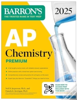 Capa do artigo Ap Chemistry Premium, 2025: Prep Book With 6 Practice Tests + Comprehensive Review + Online Practice