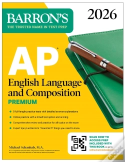 Capa do artigo Ap English Language And Composition Premium, 2026: Prep Book With 8 Practice Tests + Online Practice
