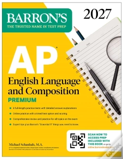 Capa do artigo Ap English Language And Composition Premium, 2027: Prep Book With 8 Practice Tests + Online Practice