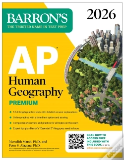 Capa do artigo Ap Human Geography Premium, 2026: Prep Book With 6 Practice Tests+ Comprehensive Review + Online Practice