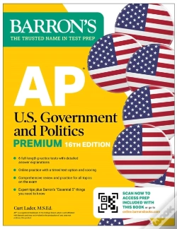 Capa do artigo Ap U.S. Government And Politics Premium, Sixteenth Edition: Prep Book With 6 Practice Tests + Comprehensive Review + Online Practice (2026)