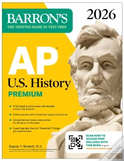 Capa do artigo Ap U.S. History Premium, 2026: Prep Book With 5 Practice Tests + Comprehensive Review + Online Practice