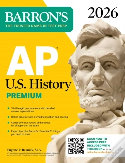 Capa do artigo Ap U.S. History Premium, 2026: Prep Book With 5 Practice Tests + Comprehensive Review + Online Practice