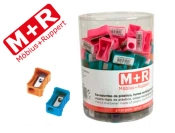 Capa do artigo Apara lapis m+r 304 plastico rectangular um uso cores sortidas