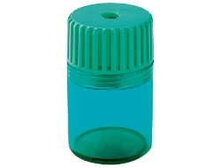 Capa do artigo Apara-lápis M+R com depósito. Uma utilização