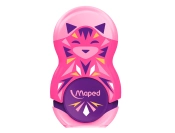 Capa do artigo Apara lapis plastico maped 1 uso com boracha loopy mini cute (24 unidades)