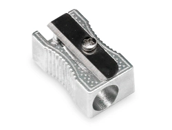 Capa do artigo Apara lapis q-connect metalico 1 uso retangular