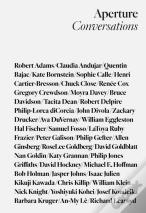 Aperture Conversations: 1985 To The Present
