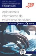 Aplicaciones Informaticas De Tratamiento De Textos Gestion Contab