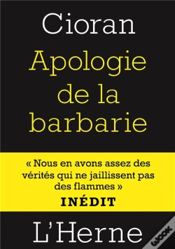 Capa do artigo Apologie De La Barbarie