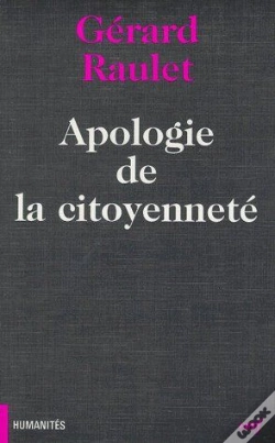 Capa do artigo Apologie De La Citoyenneté