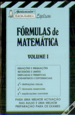 Capa do artigo Apontamentos Europa-América Explicam - Fórmulas de Matemática I - Nº 27